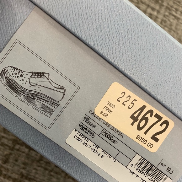 BNIB Prada platform Sz 39.5 - Picture 5 of 5